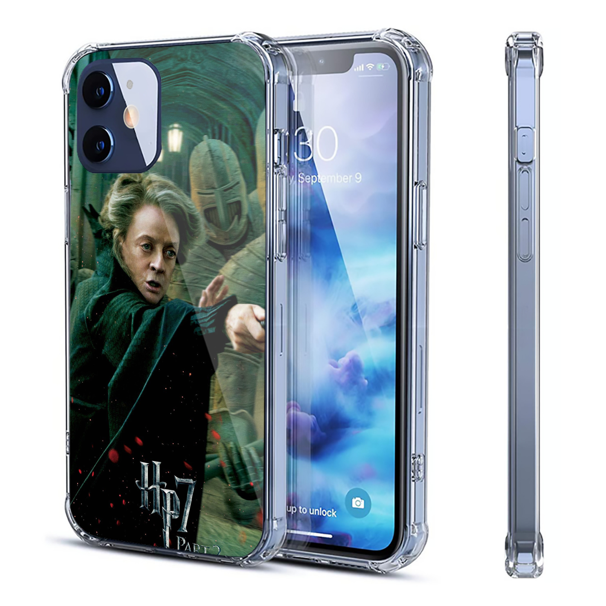（画像用） Harry Potter ハリー・ポッターシリーズ 【iPhone 12シリーズ対応】透明スマホケース（クリアソフトケース）